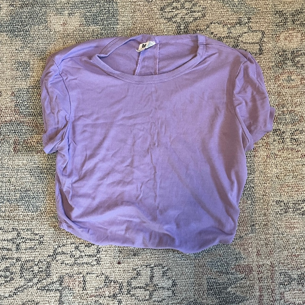 All in Motion Purple Women's Short Sleeve Top